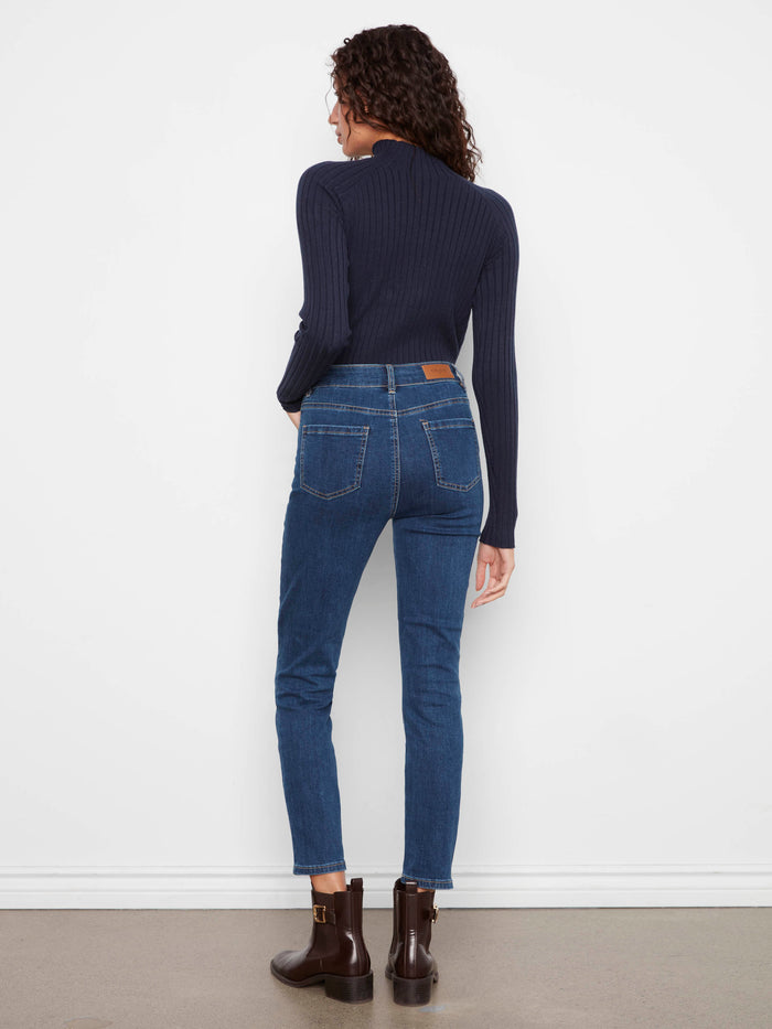 Claudia Slim Leg Jeans - Indigo