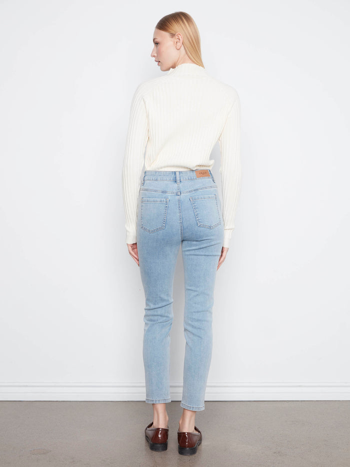 Claudia Slim Leg Jeans - Light Blue