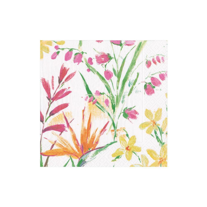 Cocktail Napkin Brushstroke Floral - Wilson Lee
