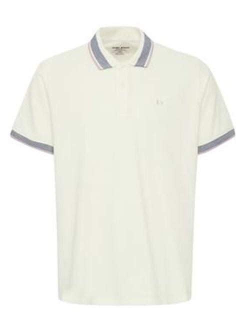 Contract Colour Polo Shirt - Off White