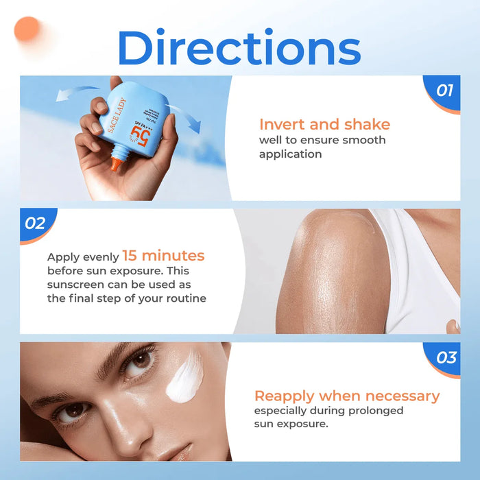 SACE LADY Cooling Serum Sunscreen SPF 50 PA+++ - product image 6