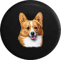 Corgi Dog Smiling RV Camper Spare Tire Cover-35 inch