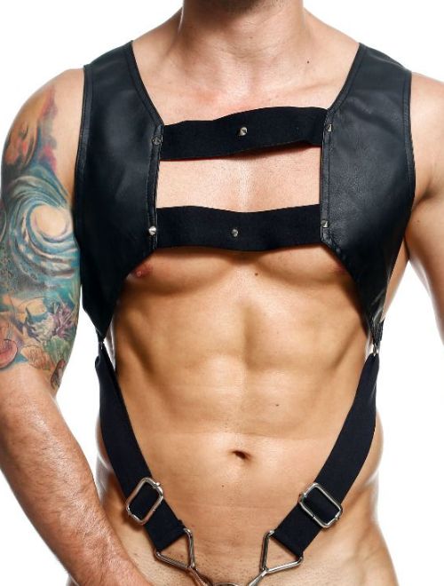 Croptop C-Ring Harness - Black
