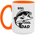 Dad Cool Fishing -15oz. Accent Mug