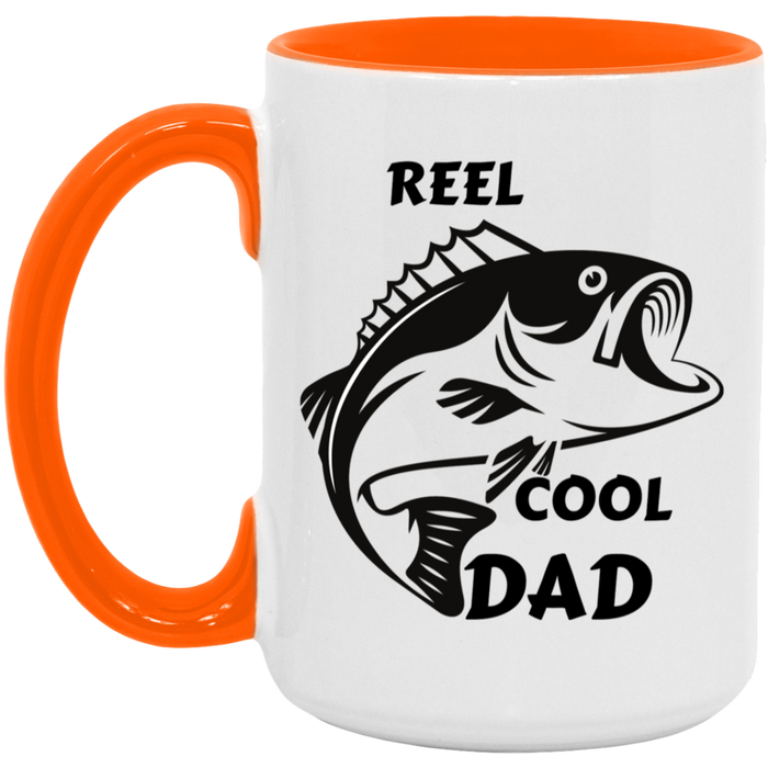 Dad Cool Fishing -15oz. Accent Mug