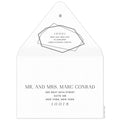 Diamond Faceted Invitation Envelope