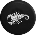 Distressed - Scorpion Desert Predator Jeep Camper Spare Tire Cover T022 35 inch