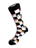 Donut Checker Sock