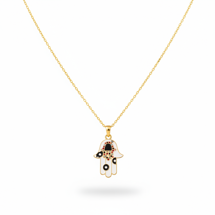 Hamsa Hand Pendant Necklace