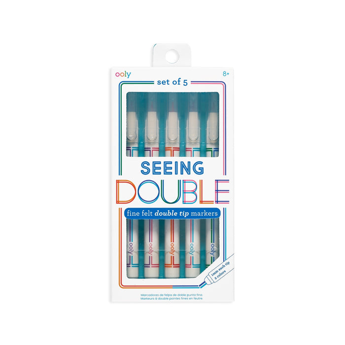 Double Tip Fine Felt Markers
