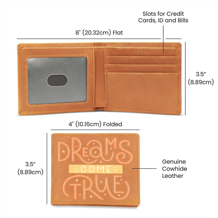 Dreams Come True-Leather Wallet💕