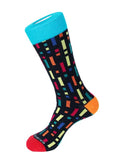 Falling Blocks Crew Sock