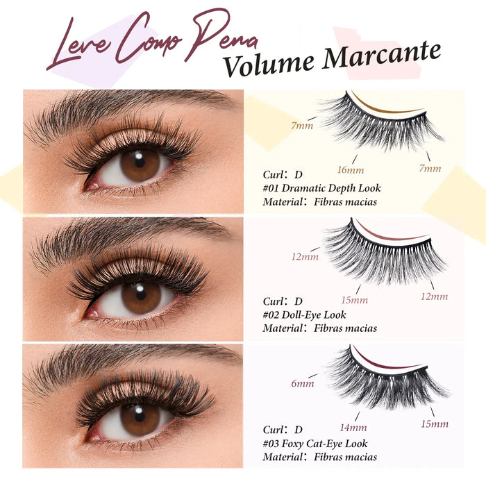 SACE LADY False Eyelashes Natural Volume - product image 7