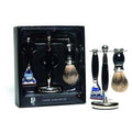 Faux Ebony 3 Piece Fusion Shaving Set