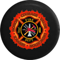 Fire Department Courage Honor Valor Service Red Line