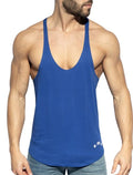 Fitness Plain Tank - Blue