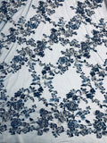 Flower Power Hand beaded lace