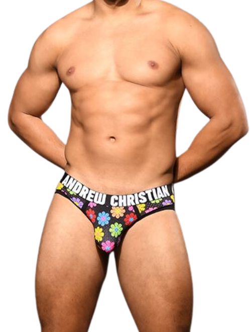 Flower Power Mesh Brief