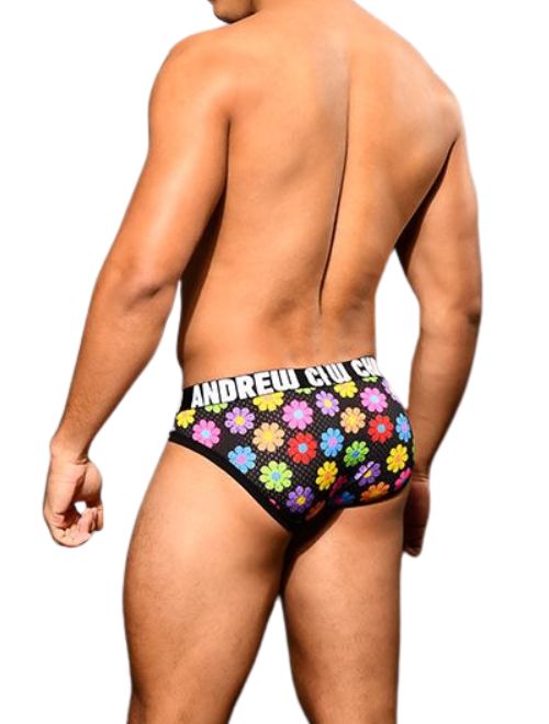 Flower Power Mesh Brief