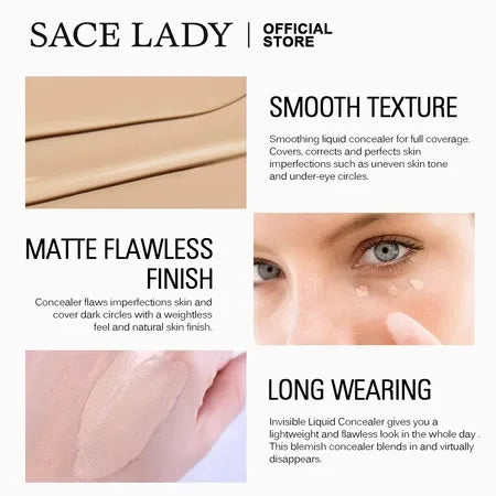 SACE LADY Full Cover Liquid Concealer Waterproof - product image 5