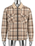 Full Zip Shacket with Sherpa Lining