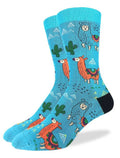 Fun Llamas Crew Socks