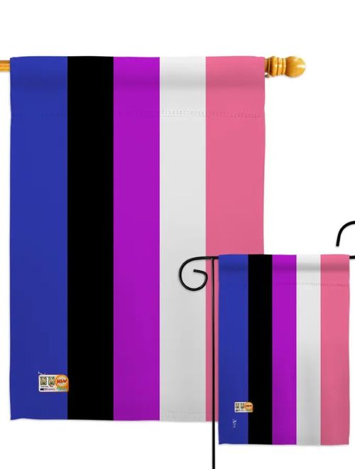 Genderfluidity Pride Decor Flag