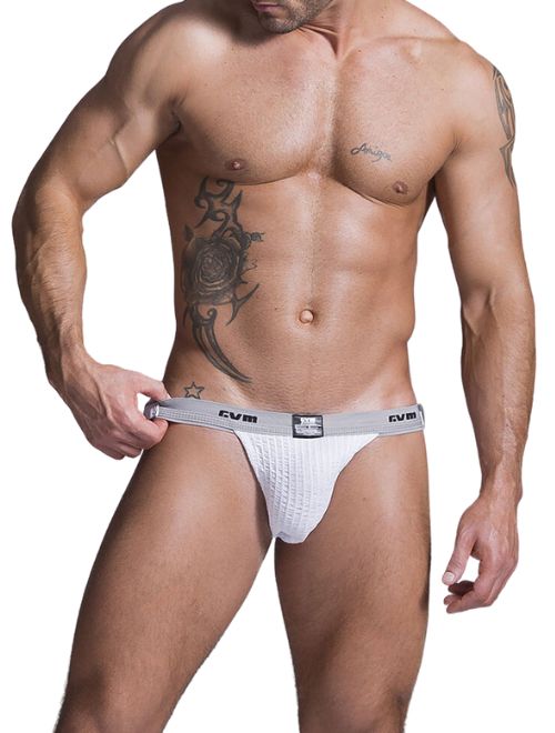 GYM 1" Waist Jock - White
