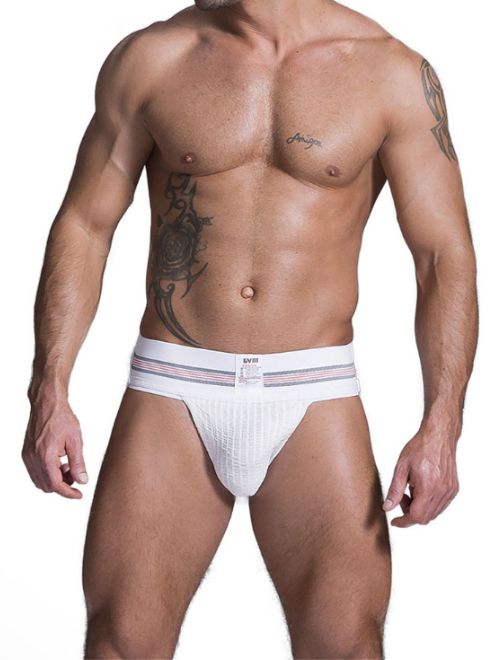 GYM 3" Waist Jock - White