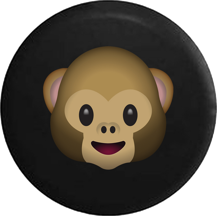 Happy Monkey Text Emoji
