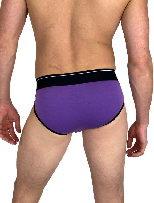 Heliotrope Purple Bamboo Brief