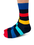 Here for the Stripes Crew Socks