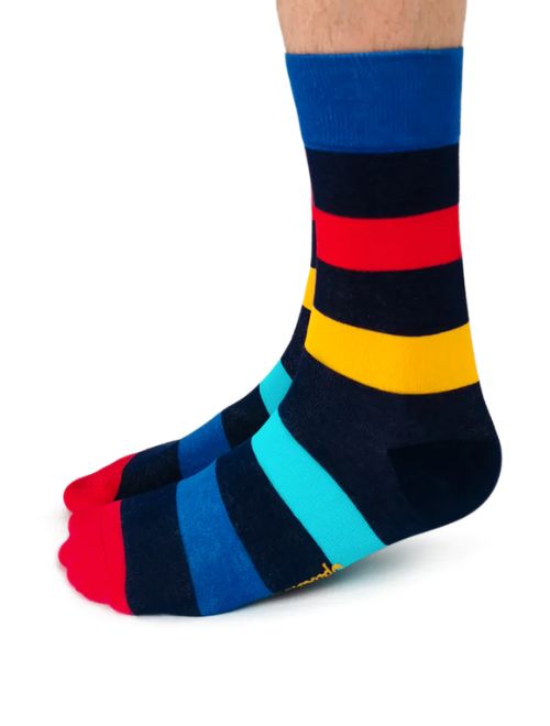 Here for the Stripes Crew Socks