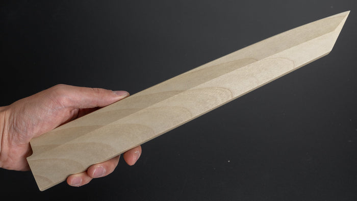 Hitohira Mumei Ho Wood Saya Left-Handed Kiritsuke Yanagiba 300mm - HITOHIRA