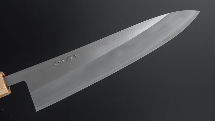 Hitohira TD Blue #2 Stainless Clad Migaki Gyuto 210mm Walnut Handle - HITOHIRA