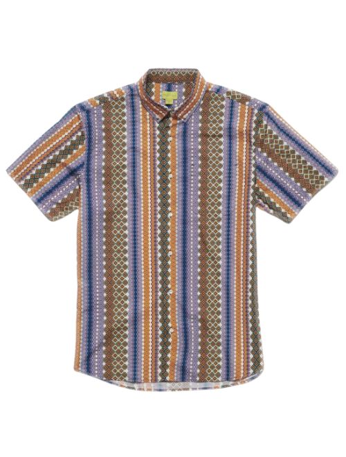 IKAT Stripe Print Shirt