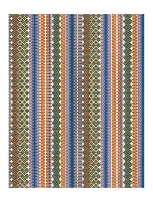 IKAT Stripe Print Shirt