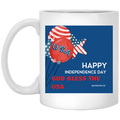 independence day USA-11 oz. White Mug