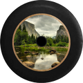 Jeep Wrangler JL Backup Camera Mountain Base Stoney River Bed Jeep Camper Spare Tire Cover 35 inch R384