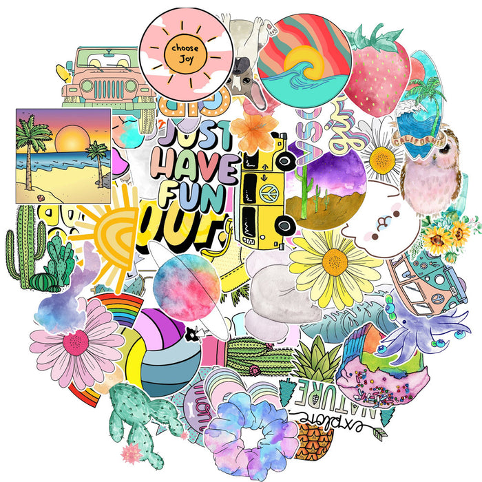 Just Have Fun Themed Stickers - 50 Pack