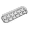 Kitchen Details 12 Egg Holder with Lid | Dimensions: 13"x 4.72"x 2.56" | Holds 12 Large Eggs | Stackable | Click Tight Clear Lid | | Kitchen Organization | White