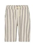 Knit Stripe Shorts - Bleached Sand