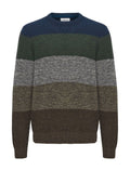 Knitted Pullover - Blue