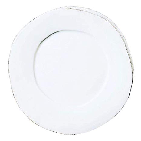 Lastra White Dinner Plate - Wilson Lee