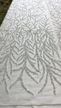 leaf branch bridal lace hand beaded