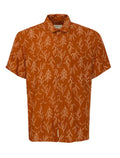 Leaves & Branches Shirt - Rust