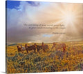 Led by the Light Inspirational Canvas Print