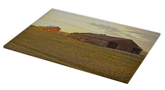 Leuenberger Barn at Sunset Cutting Board