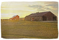 Leuenberger Barn at Sunset Kitchen Towel