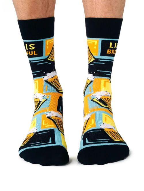 Life is Brewtiful Crew Socks